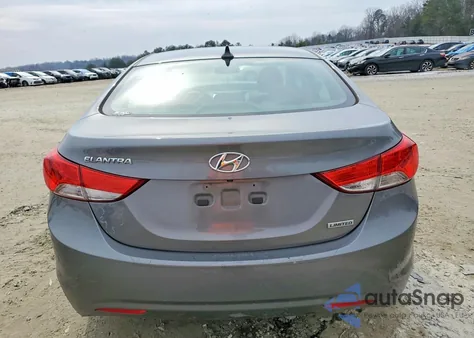 2012 Hyundai Elantra Gls z USA, uszkodzony, nr VIN 5NPDH4AE2CH109157